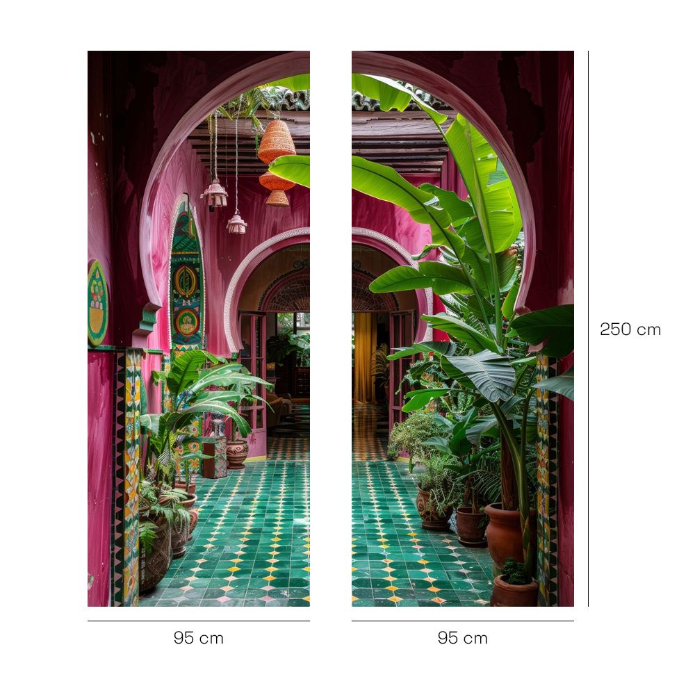 Papier peint "Motifs tropicaux luxuriants"