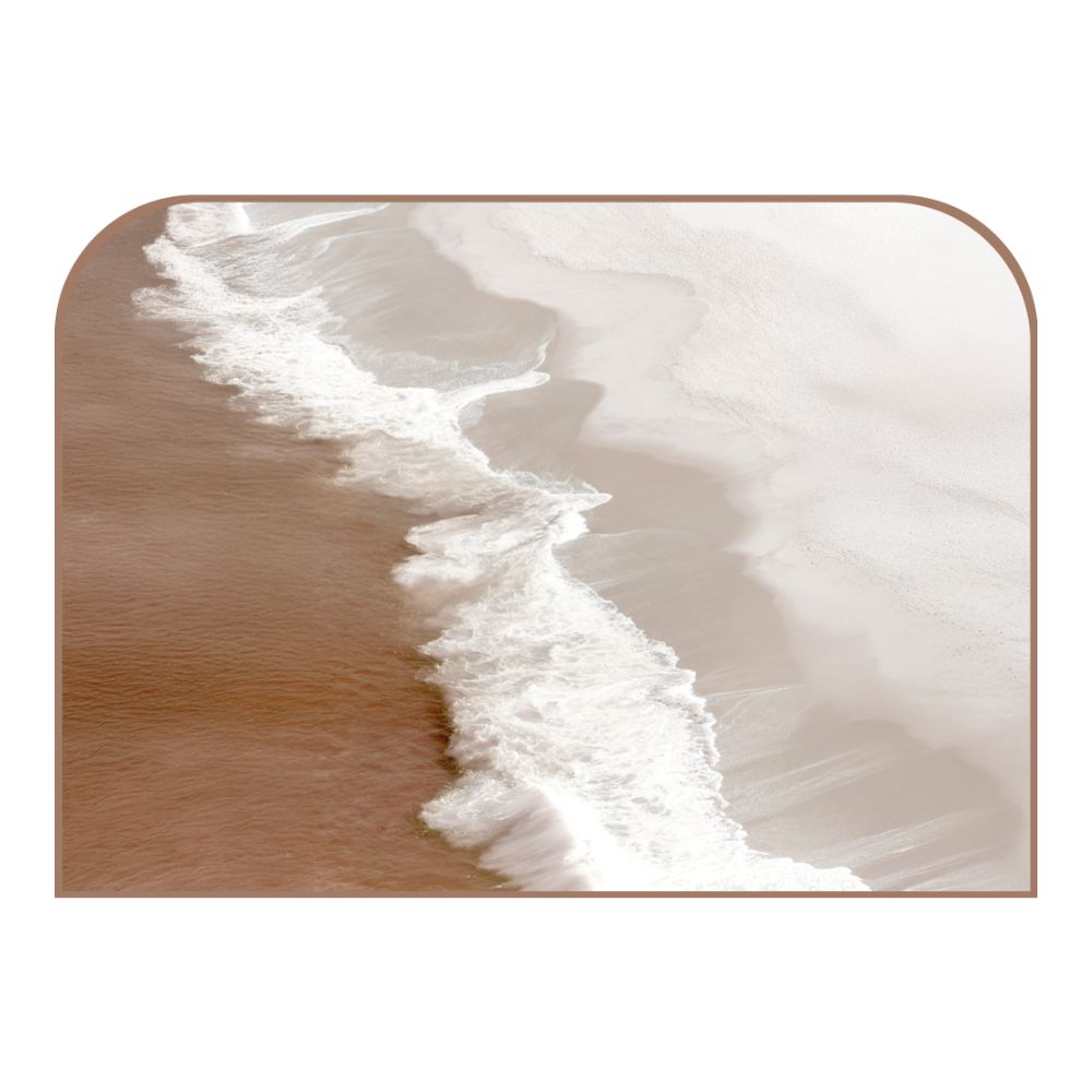 Tête de lit vagues – vue d'ambiance