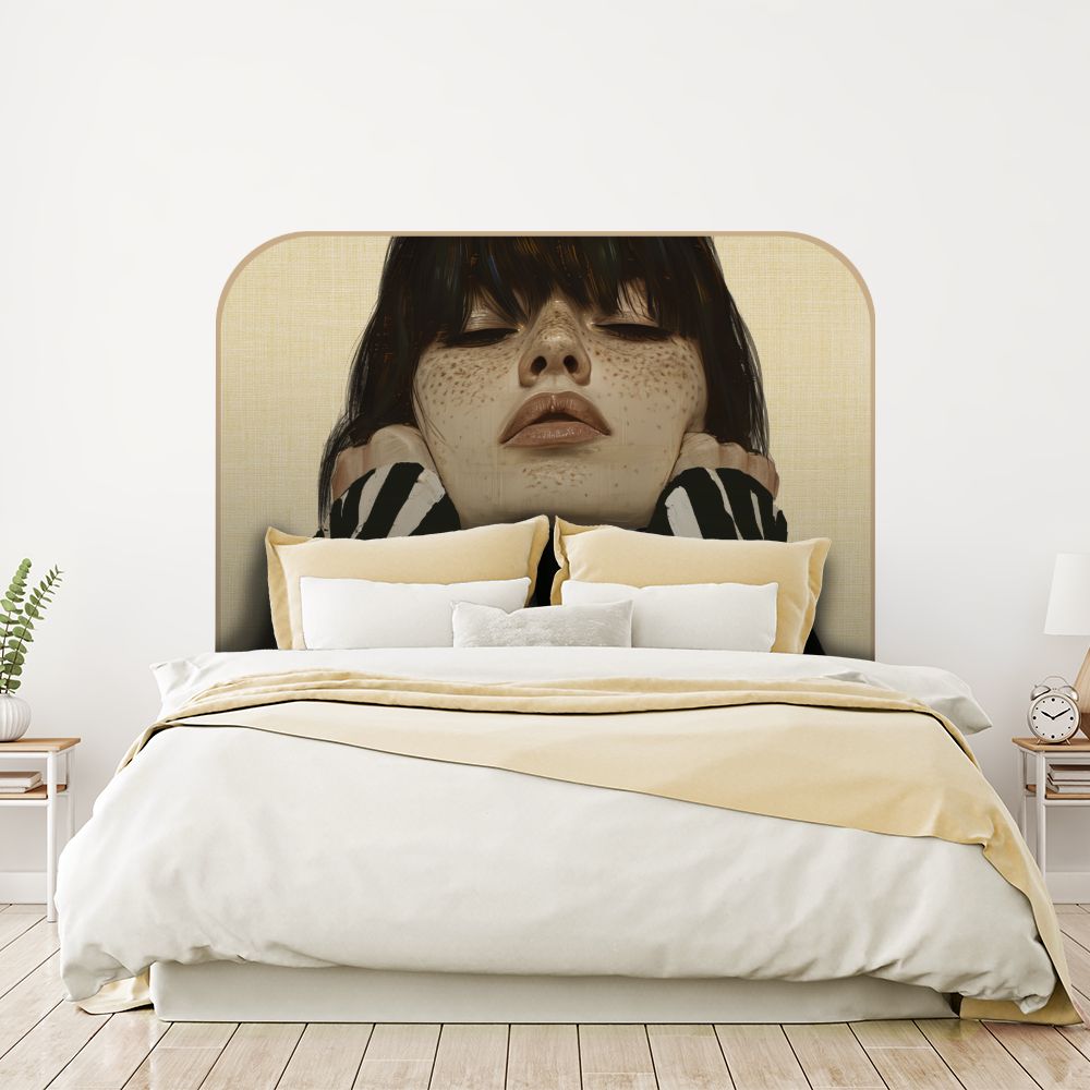 Tête de lit portrait – beige – 180 × 95 cm