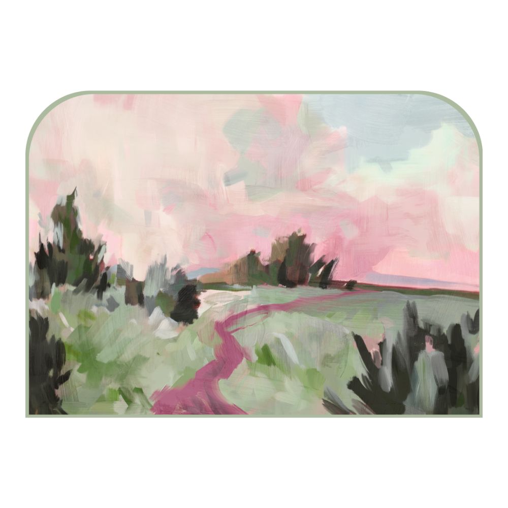 Tête de lit paysage – vue d'ambiance
