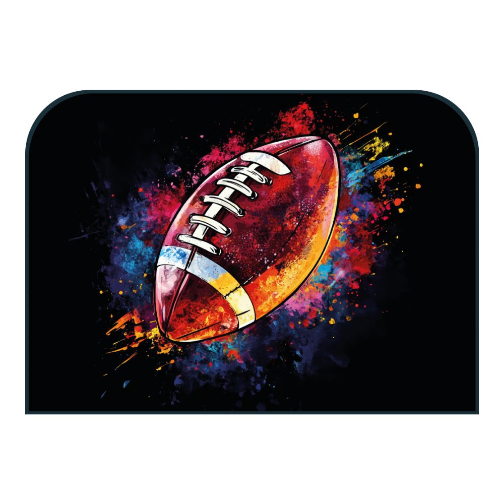Tête de lit ballon de football américain – vue d'ambiance