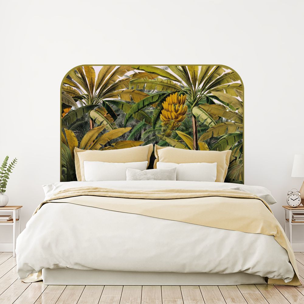 Tête de lit bananier – vert – 180 × 95 cm